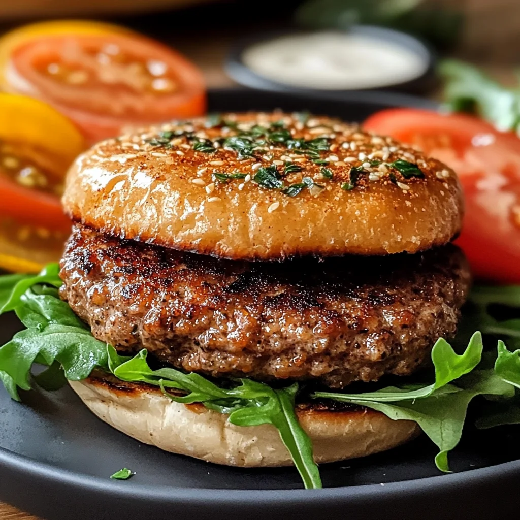 Hamburger al forno speziati