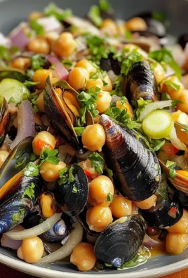 Insalata con ceci e cozze