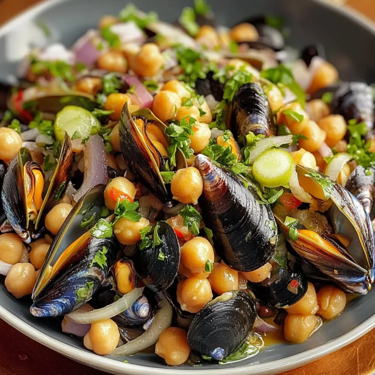 Insalata con ceci e cozze