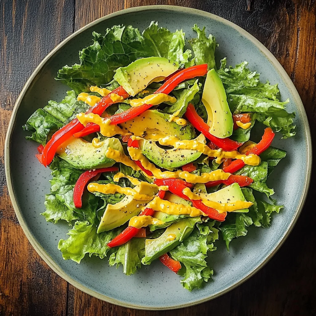 Insalata lattuga avocado peperoni