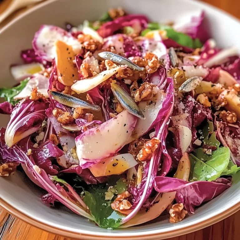 Insalata radicchio e acciughe