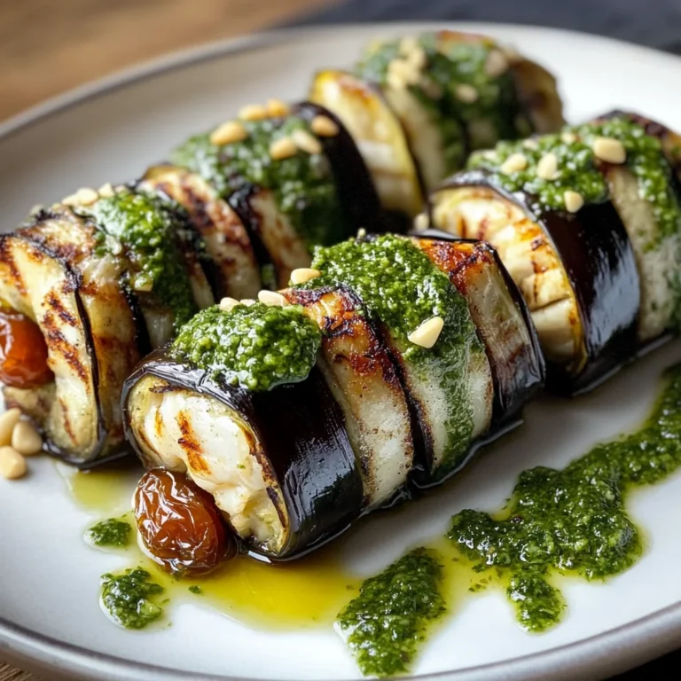 Involtini di melanzane e pesce