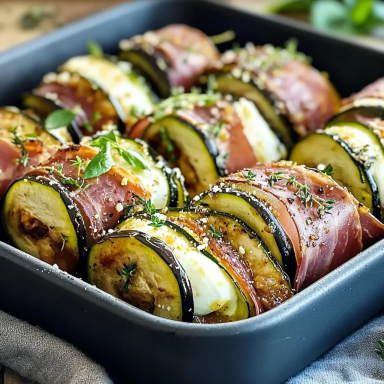 Involtini di speck e verdure