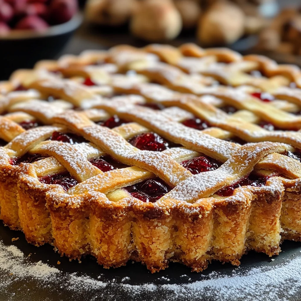 Linzer torte con nocciole