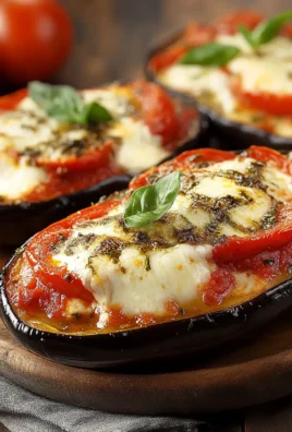 Melanzane ripiene pomodoro e mozzarella
