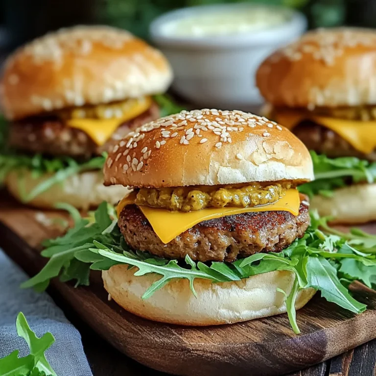 Mini hamburger con senape