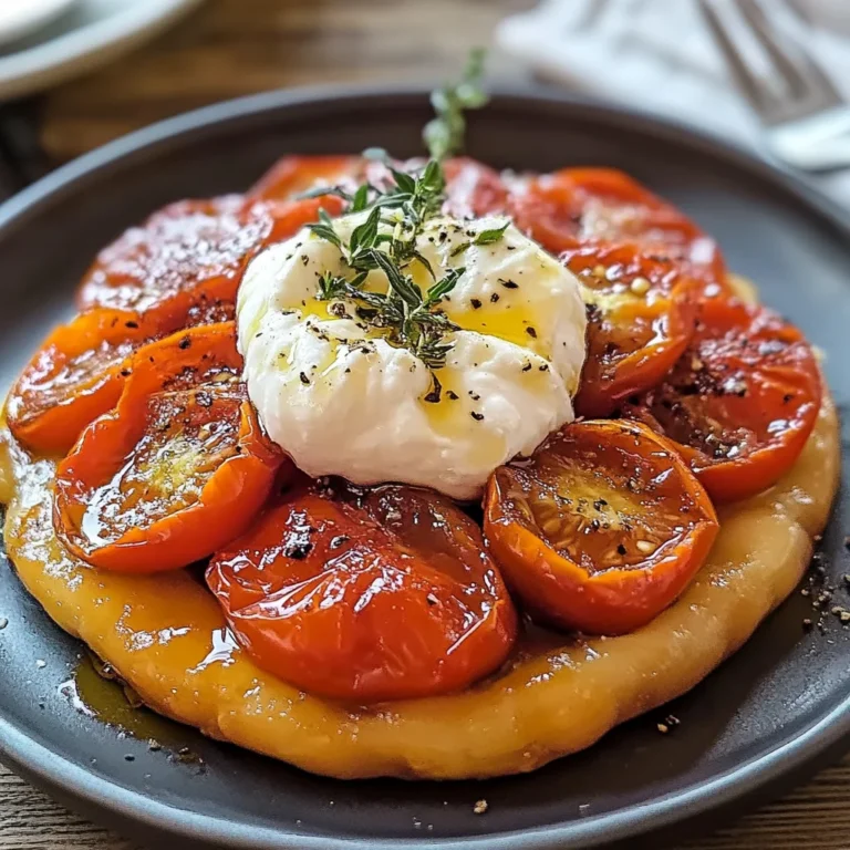 Mini tatin pomodori e burrata