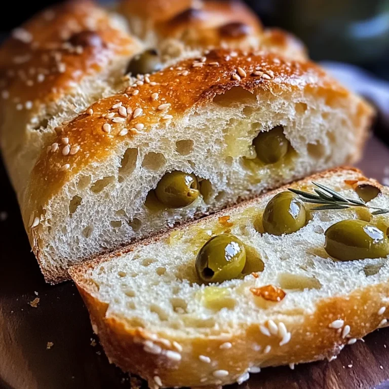 Pane alle olive fatto in casa