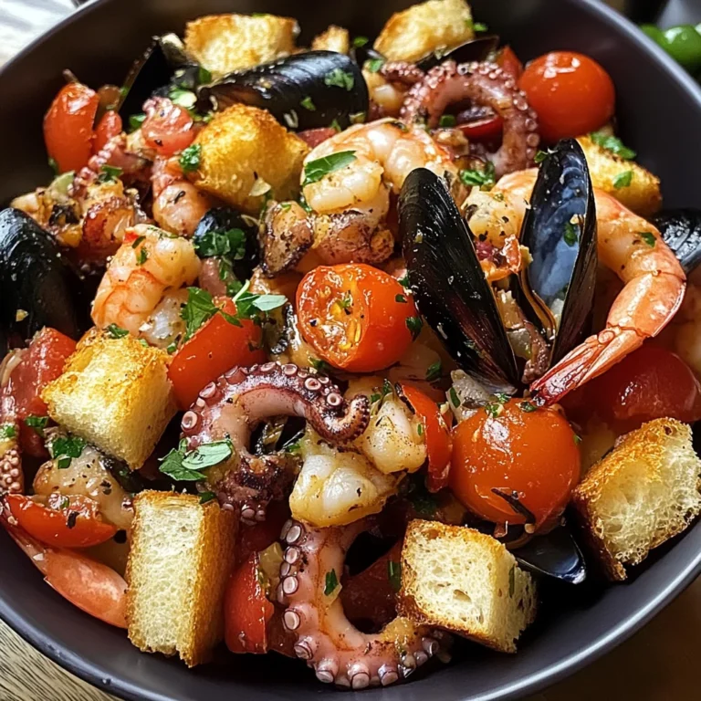 Panzanella di mare con cozze