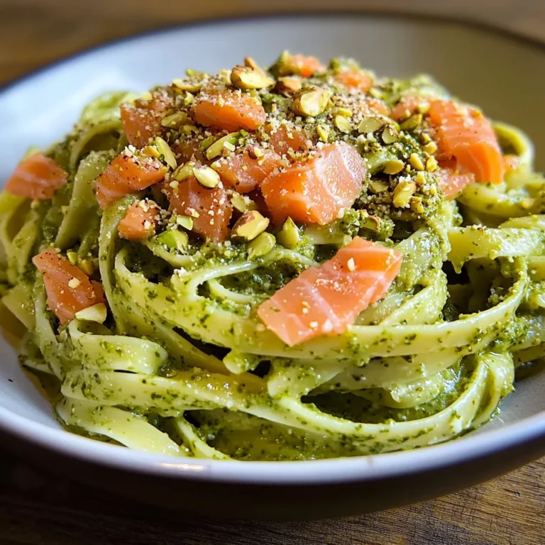 Pasta al pesto di pistacchi