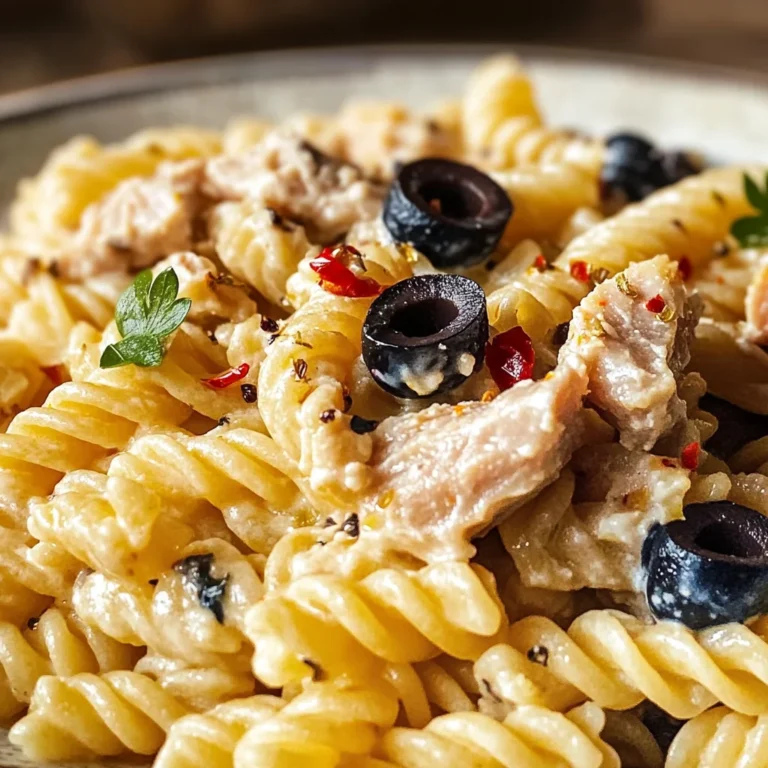 Pasta al tonno cremosa