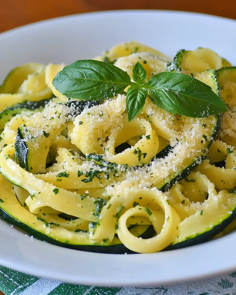 Pasta zucchine alla menta