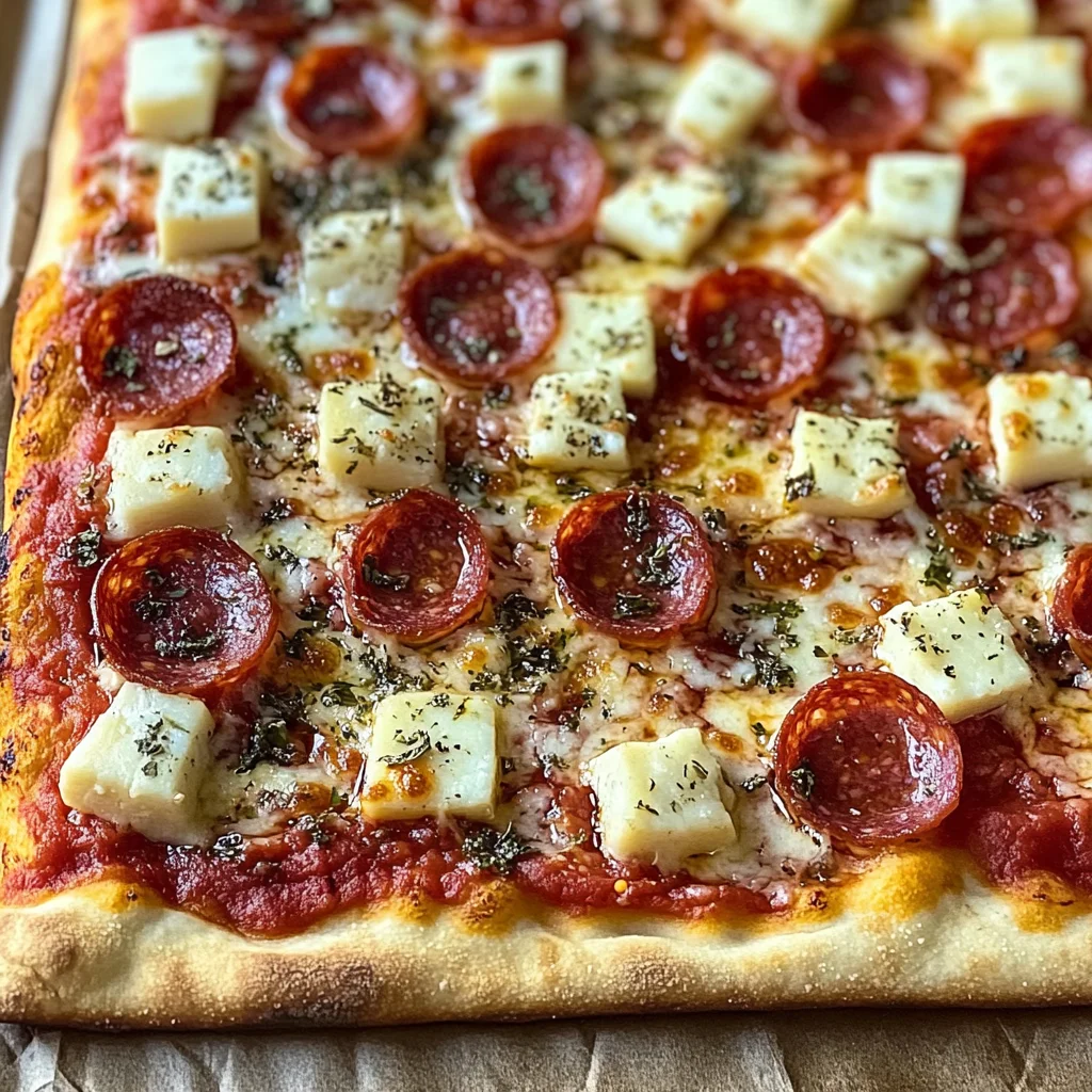 Pizza in teglia soffice croccante