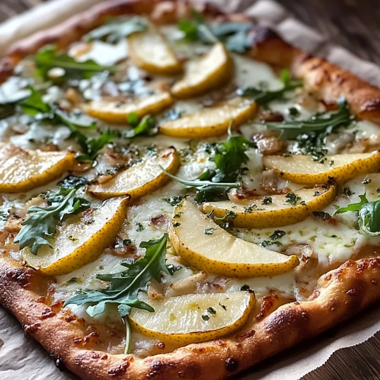 Pizza pere e gorgonzola