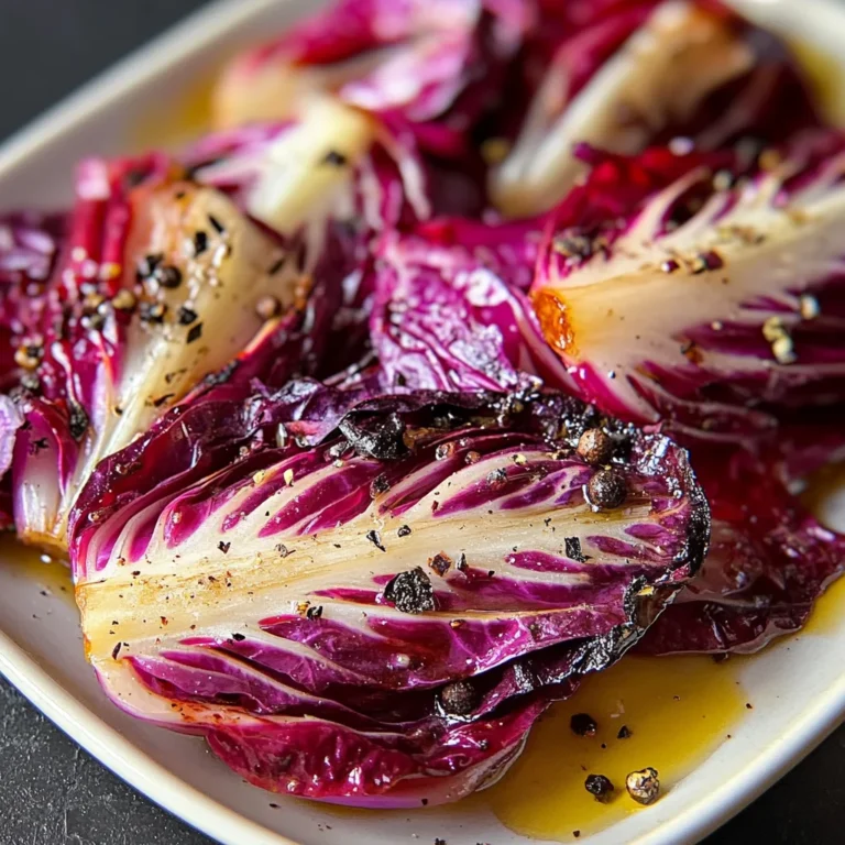 Radicchio marinato con ginepro