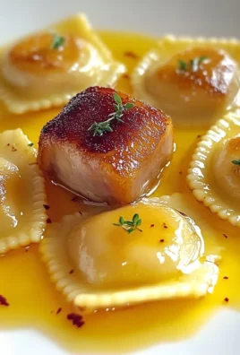 Ravioli di mascarpone e foie gras