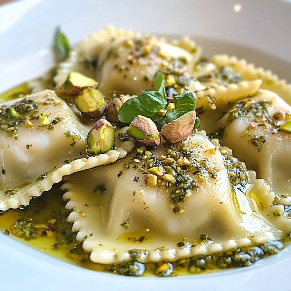 Ravioli di pesce ed erbe