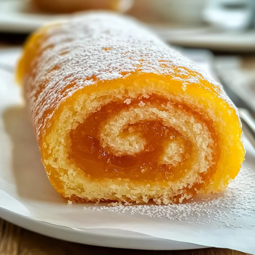 Rotolo dolce albicocche morbido