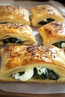 Rustici con spinaci e mozzarella