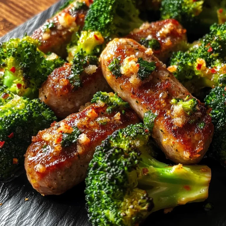 Salsicce coi broccoli saporiti