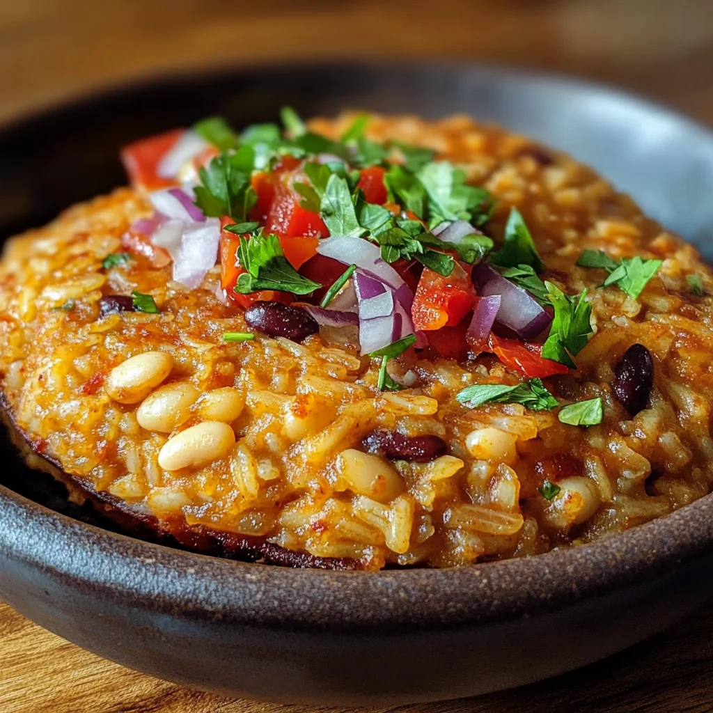 Tacu tacu di fagioli e riso