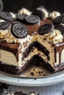 Torta Oreo con base biscotti