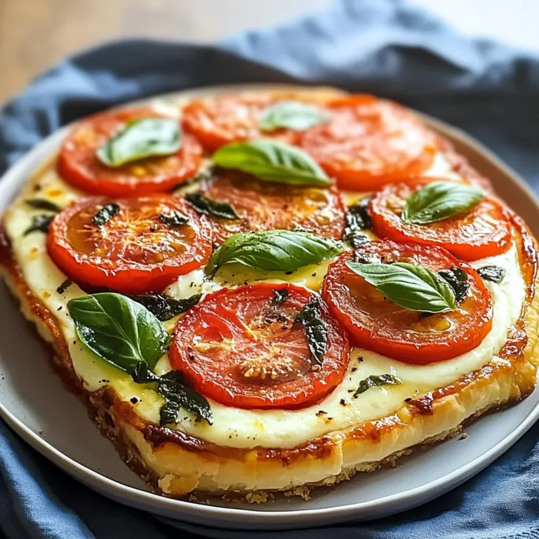Torta caprese salata