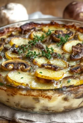 Torta di funghi e patate