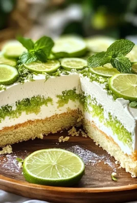 Torta mojito fresca al lime