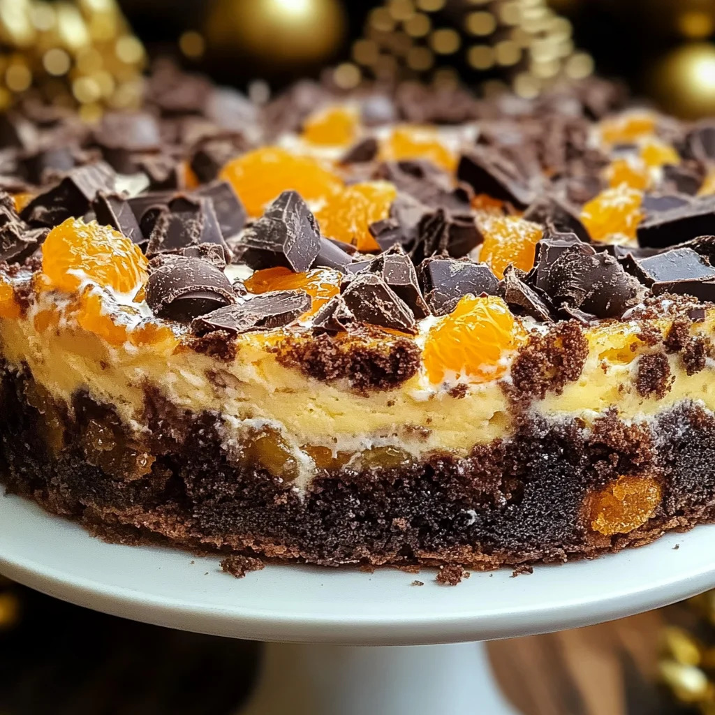 Torta panettone crema arancia