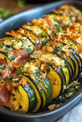 Zucchine Hasselback con prosciutto