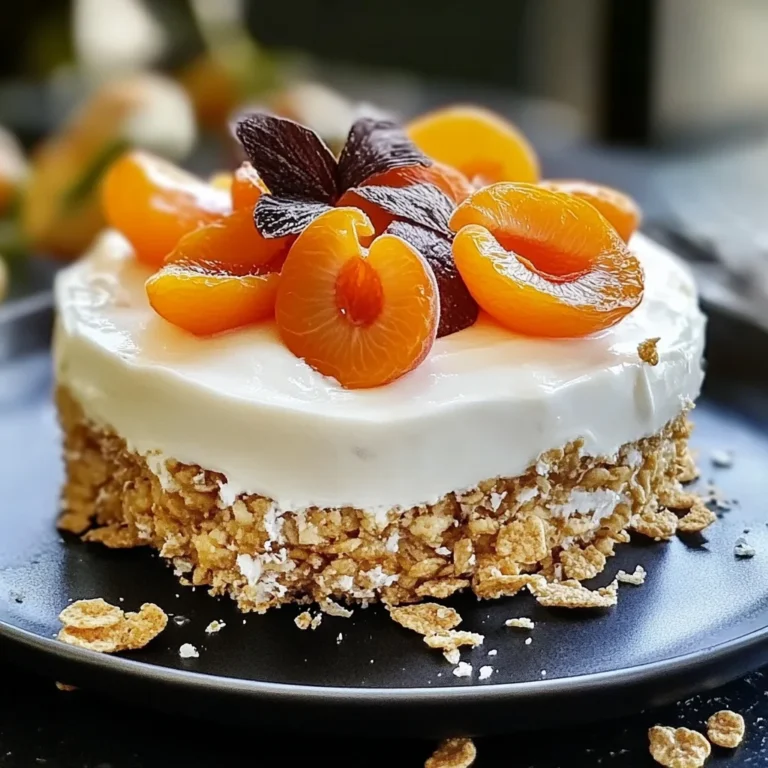 Bavarese allo yogurt croccante