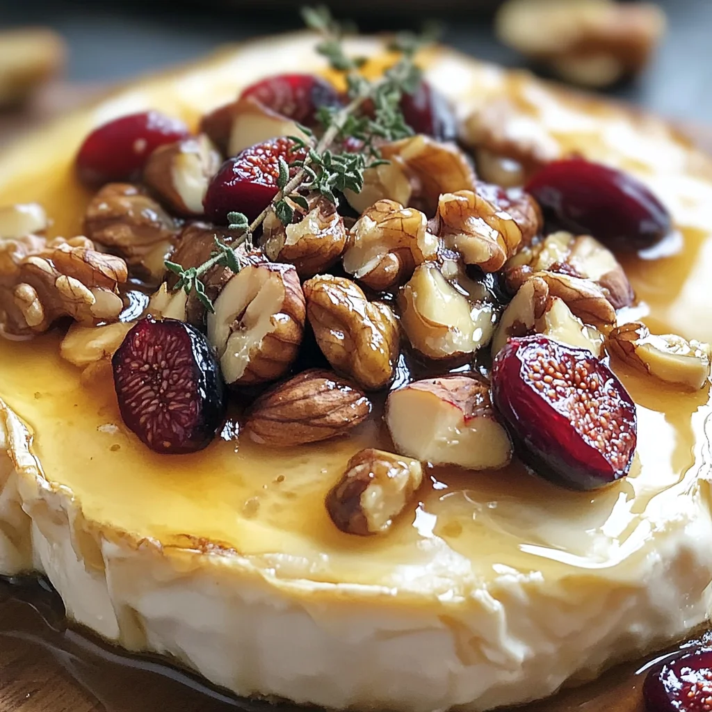 Brie al forno con noci