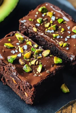 Brownie cioccolato avocado pistacchi