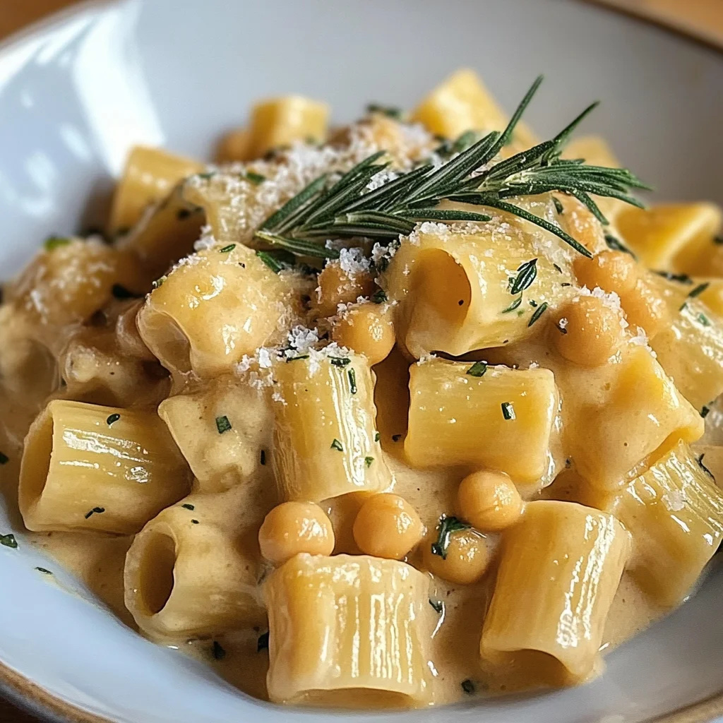 Calamarata con crema ceci