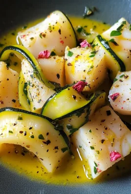 Calamarata zucchine merluzzo pepe rosa