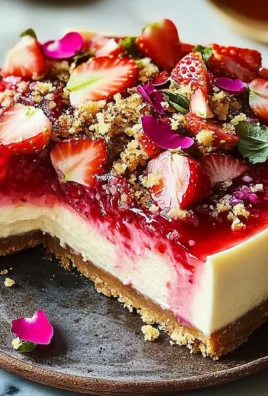 Cheesecake confettura rabarbaro rosa