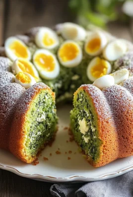 Ciambella salata con spinaci