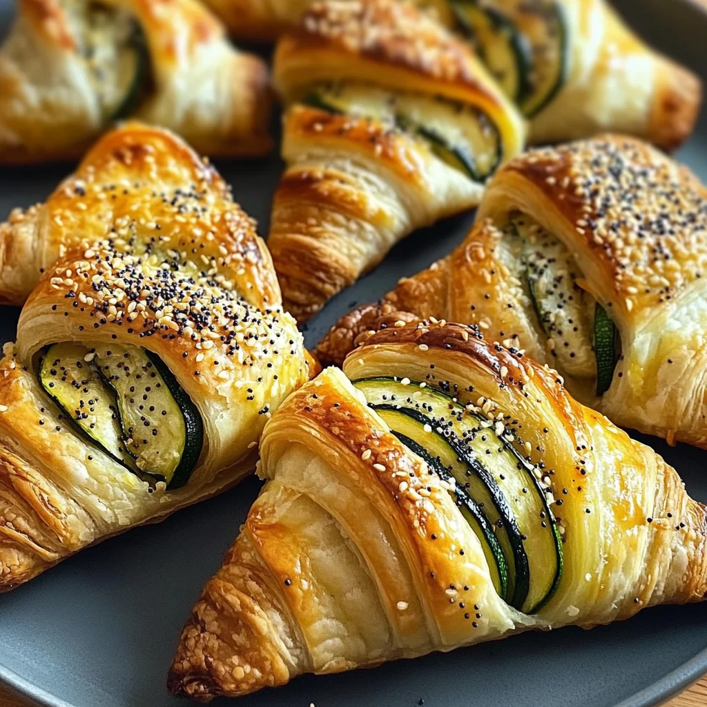 Cornetti alle zucchine farciti