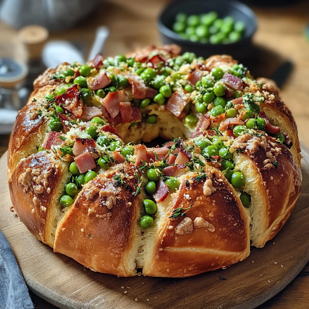 Corona salata con legumi