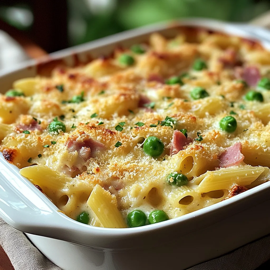 Gratin di pennette alla mortadella