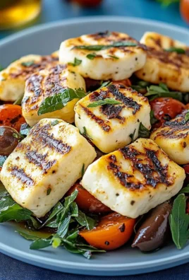 Halloumi piastrato con misticanza