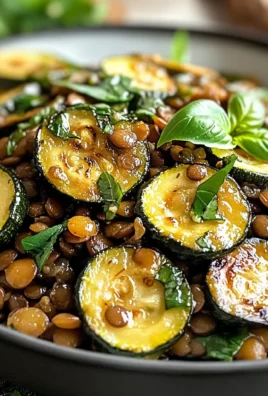 Lenticchie e zucchine al basilico