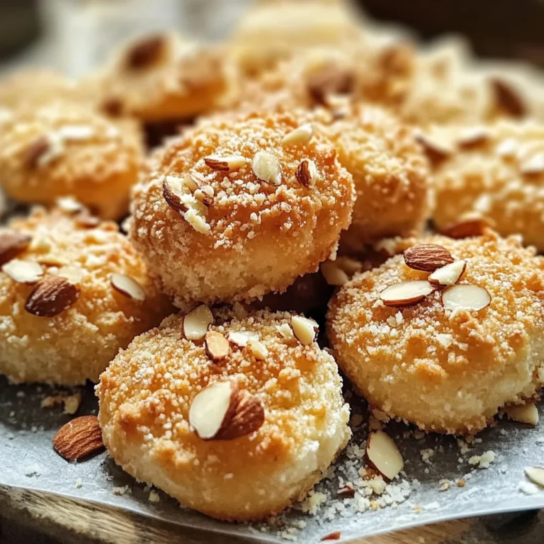 Mini sbrisolone salate mandorle