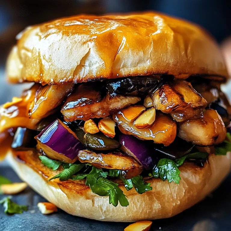 Panino con coniglio agrodolce