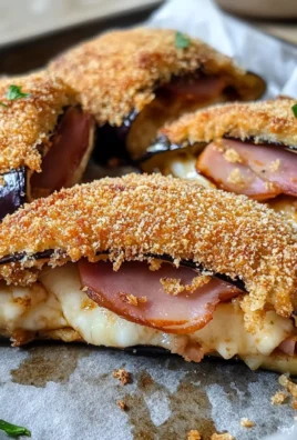 Panzerotti di melanzane farciti