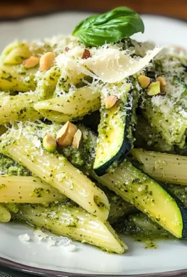 Pasta al pesto con zucchine