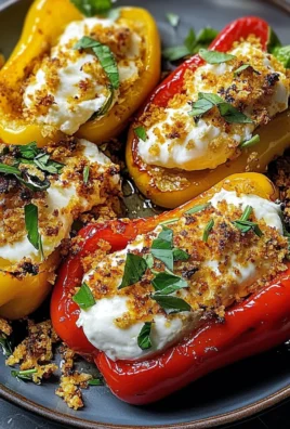 Peperoni con burrata e briciole