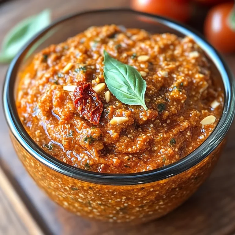 Pesto rosso pomodori secchi