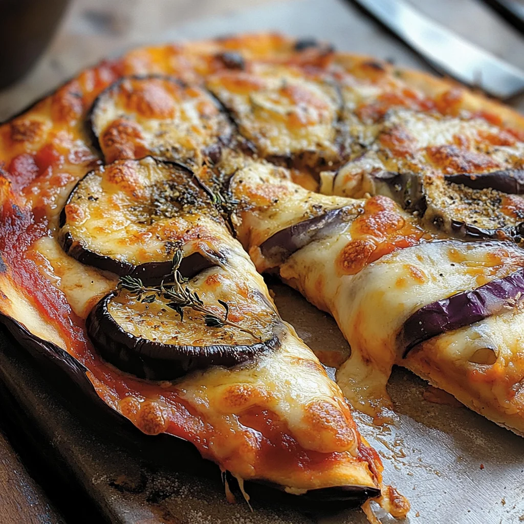 Pizza baciata con parmigiana